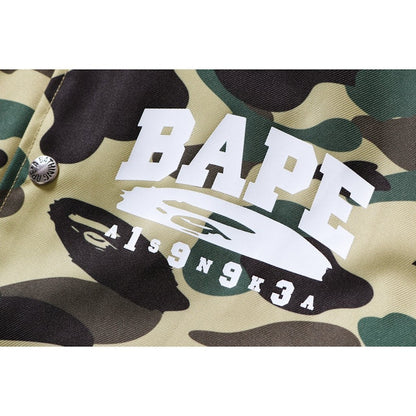 BAPE 1st Camo Coach Jacket Jacket Yellow