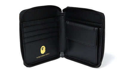 BAPE 1st Camo Cordura Medium Wallet Yellow
