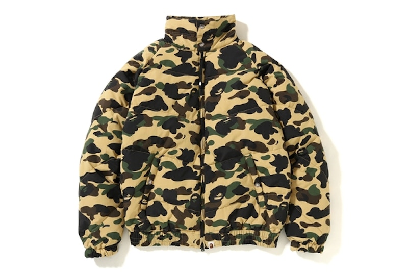 BAPE 1st Camo Down Jacket (FW18) Yellow