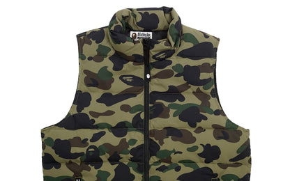 BAPE 1st Camo Down Vest Green