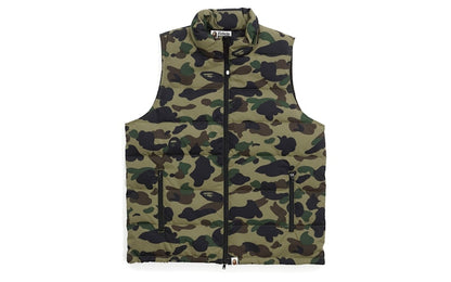 BAPE 1st Camo Down Vest Green