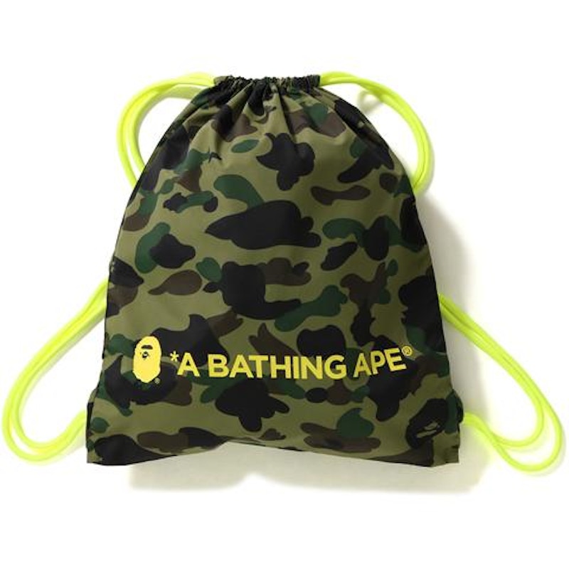 BAPE 1st Camo Knapsack Green