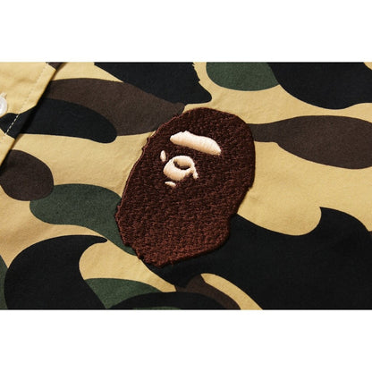 BAPE 1st Camo Large Ape Head Bd Shirt Shirt Yellow