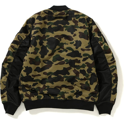 BAPE 1st Camo Light Bomber Jacket Green