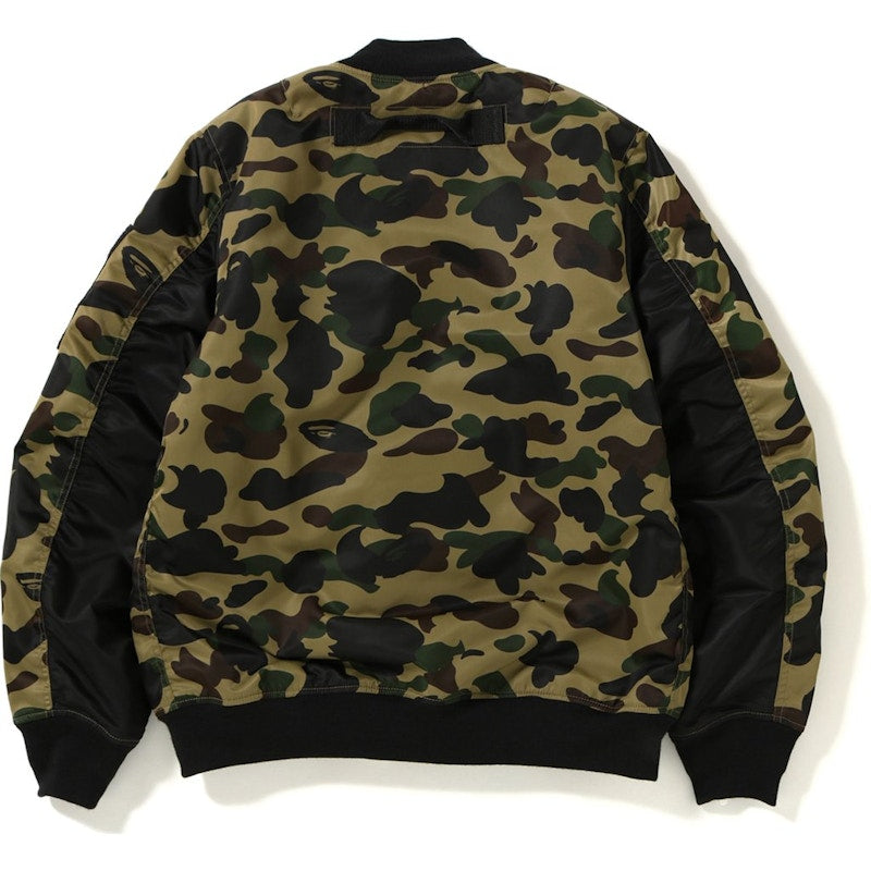 BAPE 1st Camo Light Bomber Jacket Green