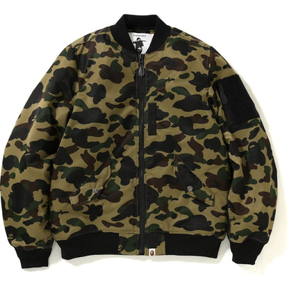 BAPE 1st Camo Light Bomber Jacket Green
