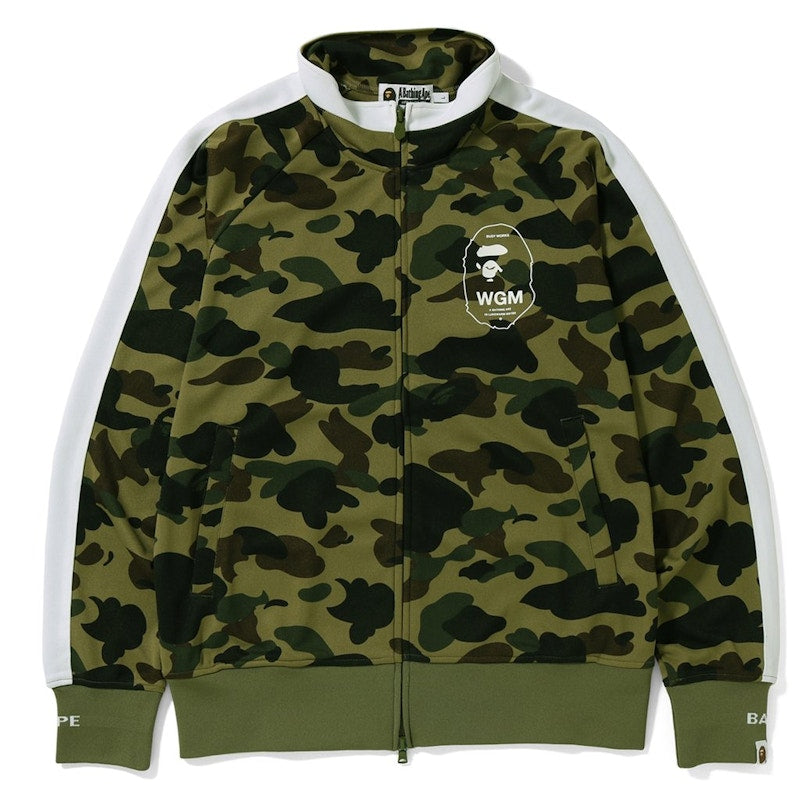 BAPE 1st Camo Line Jersey Top Green