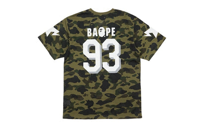 BAPE 1st Camo Mesh Football Jersey Green