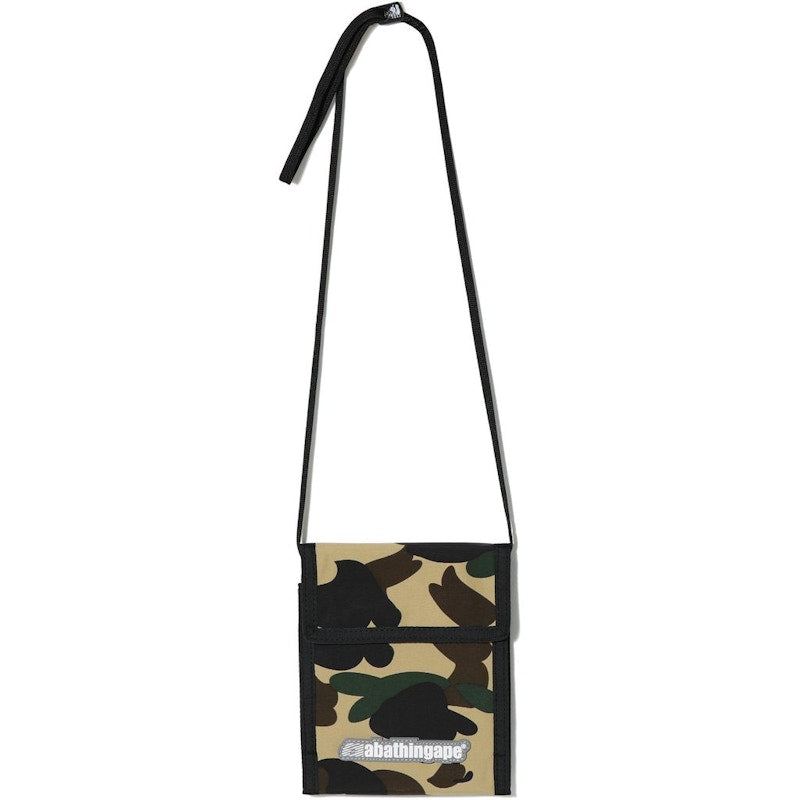 BAPE 1st Camo Mini Pass Case Yellow