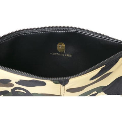 BAPE 1st Camo Padded Clutch Yellow
