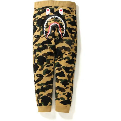 BAPE 1st Camo Shark Slim Sweat Pants Pants Yellow