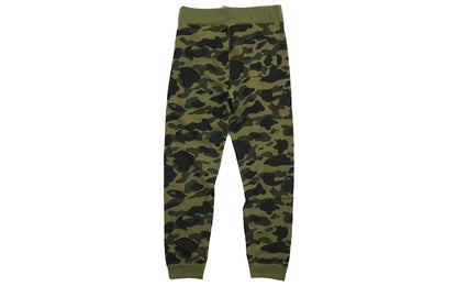 BAPE 1st Camo Shark Slim Sweatpants Green