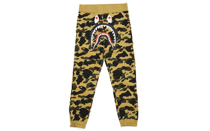 BAPE 1st Camo Shark Slim Sweatpants Yellow