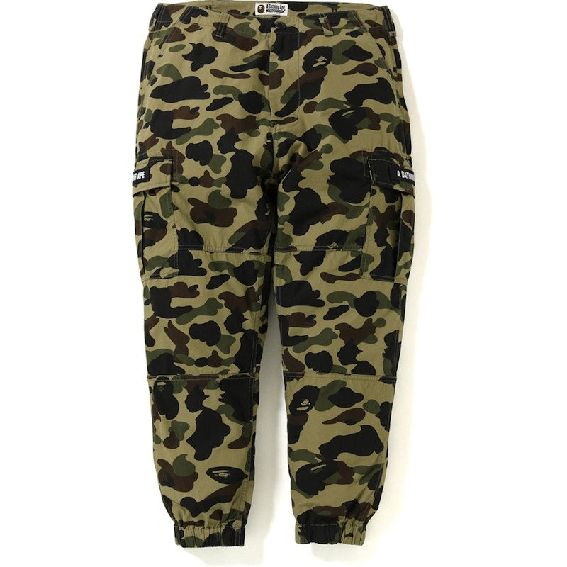 BAPE 1st Camo Slim 6 Pocket Jogger Pants Green