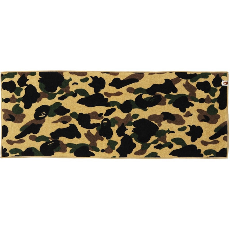 BAPE 1st Camo Sport Towel Yellow