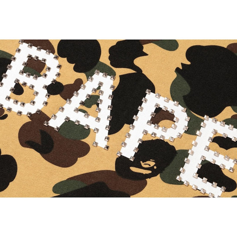 BAPE 1st Camo Studs Crewneck Crewneck Yellow