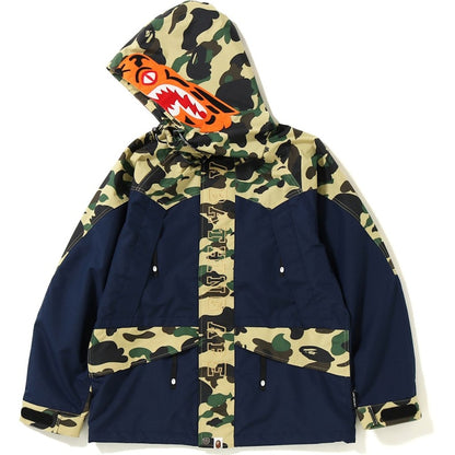 BAPE 1st Camo Tiger Snowboard Jacket Navy/Yellow