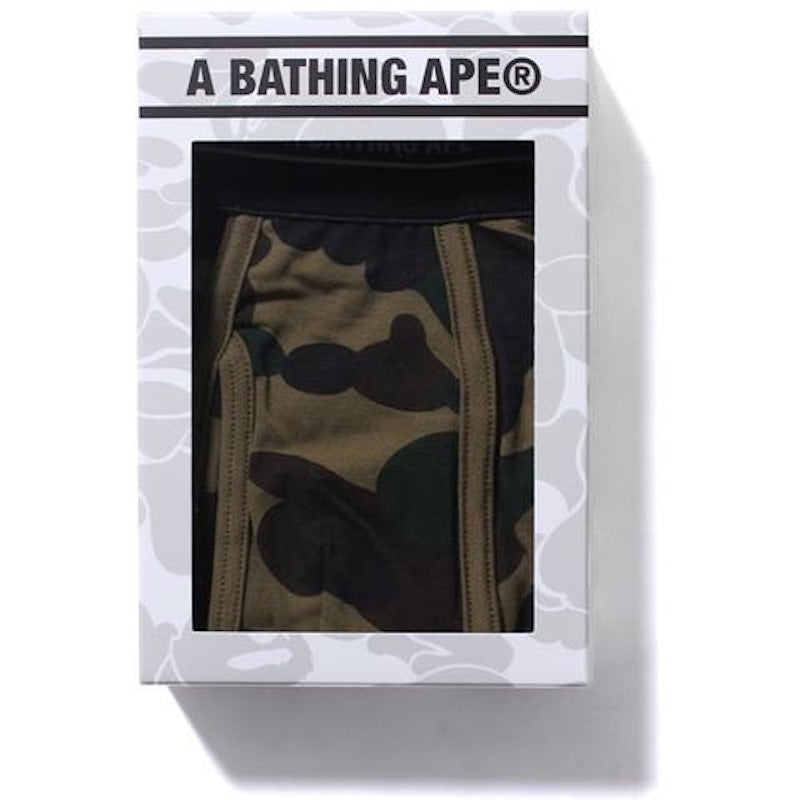 BAPE 1st Camo Trunks M Green
