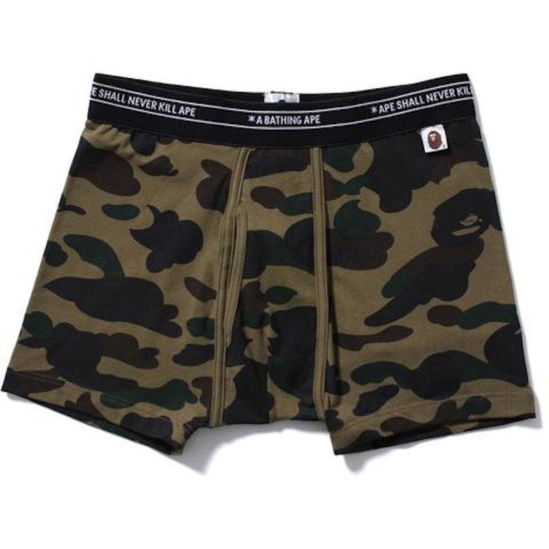 BAPE 1st Camo Trunks M Green