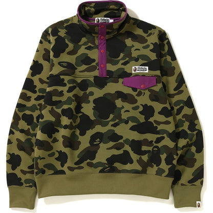BAPE 1st Camo Wide Sweater Green