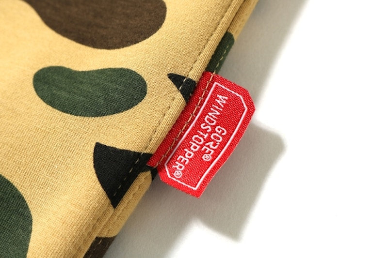 BAPE 1st Camo Windstopper PONR Shark Full Zip Hoodie Yellow