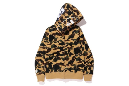 BAPE 1st Camo Ape Full Zip Hoodie Yellow