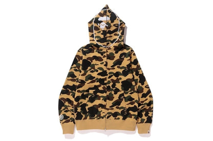 BAPE 1st Camo Ape Full Zip Hoodie Yellow