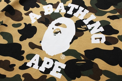 BAPE 1st Camo College Tee Yellow Camo