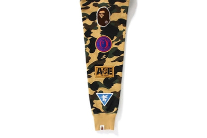 BAPE 1st Camo Multi Logo Shark Full Zip Hoodie Yellow