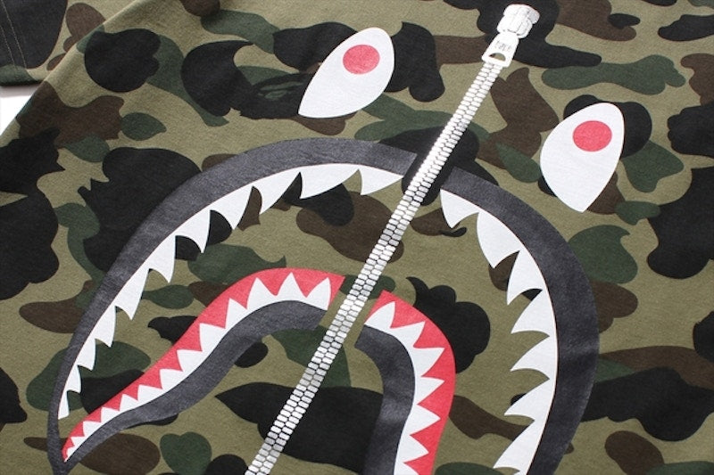 BAPE 1st Camo Shark Big Tee (Ladies) Green