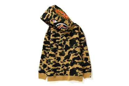 BAPE 1st Camo Shark Oversized Hoodie (Ladies) Yellow