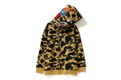 BAPE 1st Camo Shark Oversized Hoodie (Ladies) Yellow