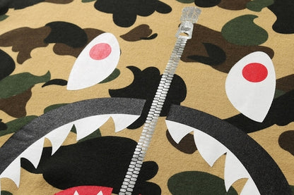 BAPE 1st Camo Shark Tee Yellow/Camo