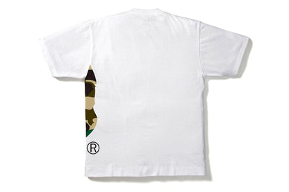 BAPE 1st Camo Side Big Ape Head Tee White/Beige