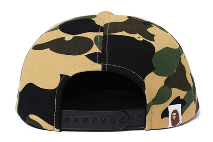 BAPE 1st Camo Snap Back Cap Yellow
