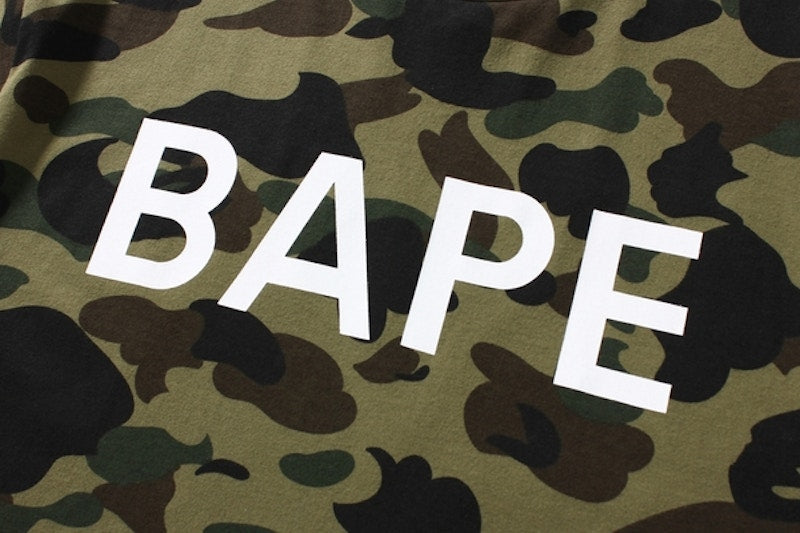 BAPE 1st Camo Tee Green