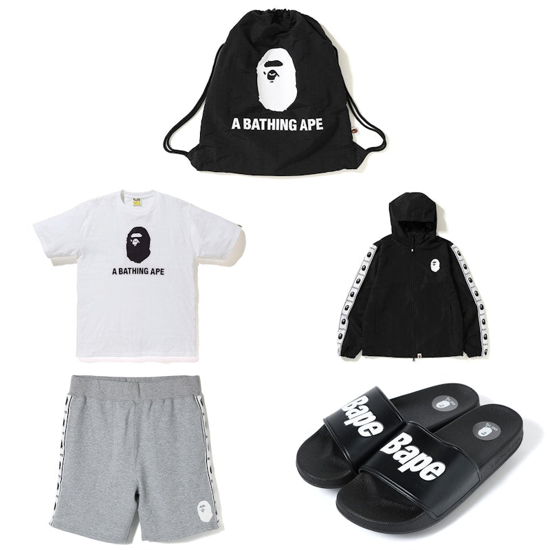 BAPE 2018 Summer Bag (Whole Set) White/Black/Grey