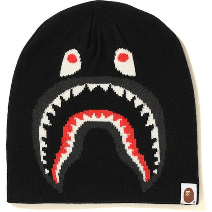 BAPE 2nd Shark Knit Cap Black
