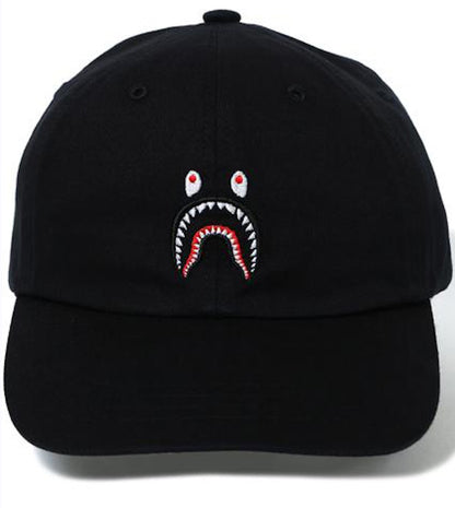 BAPE 2nd Shark Panel Cap Black