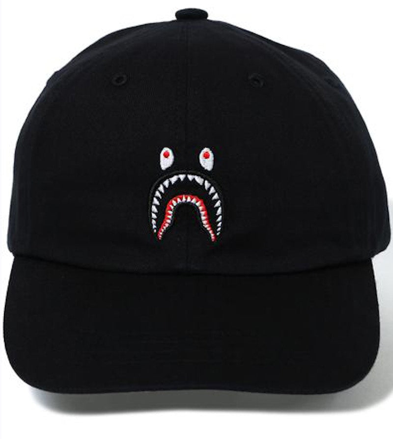BAPE 2nd Shark Panel Cap Black