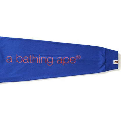 BAPE A Bathing Ape L/S Tee Tee Blue