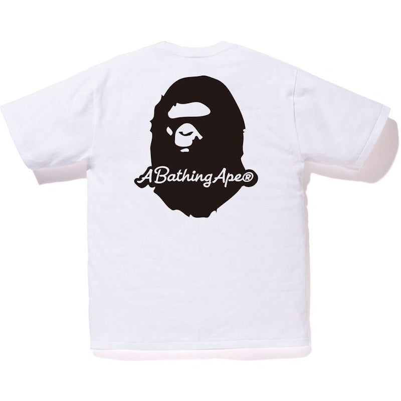 BAPE A Bathing Ape Patch Tee Tee White