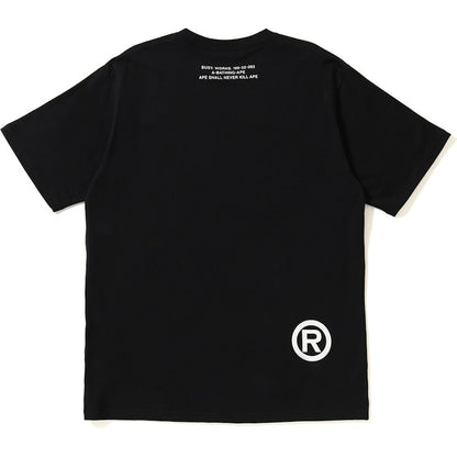 BAPE A Bathing Ape Wide Tee Black