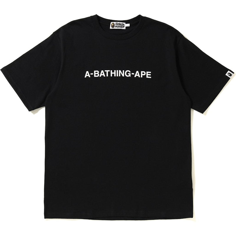BAPE A Bathing Ape Wide Tee Black