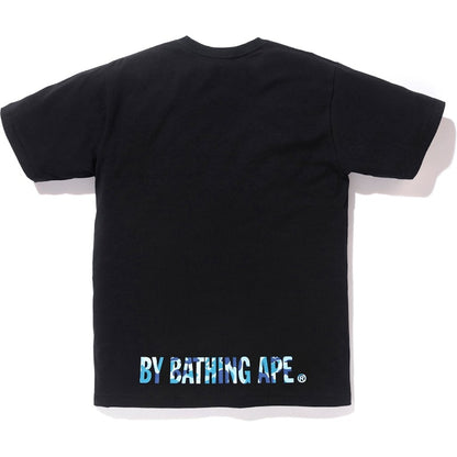 BAPE ABC Ape Face on Bapesta Tee Black/Blue