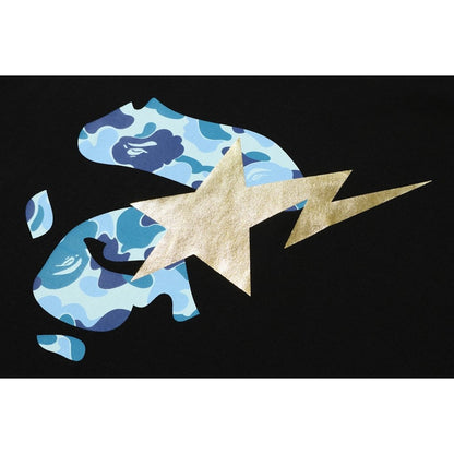 BAPE ABC Ape Face on Bapesta Tee Black/Blue