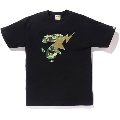 BAPE ABC Ape Face on Bapesta Tee Black/Green