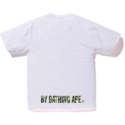 BAPE ABC Ape Face on Bapesta Tee White/Green