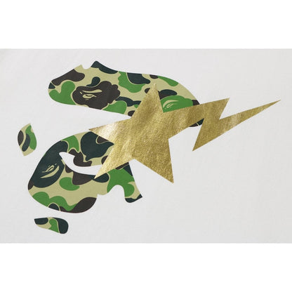 BAPE ABC Ape Face on Bapesta Tee White/Green