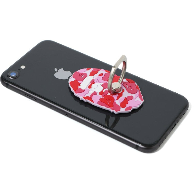 BAPE ABC Ape Head Smartphone Ring Pink
